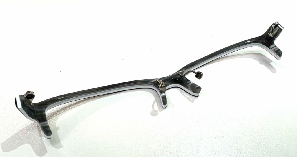 Kunststofffassung Umbau zur Halbbrille